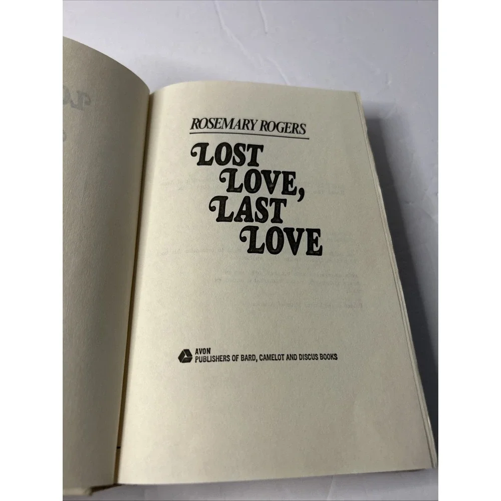 Lost Love, Last Love by Rosemary Rogers 1980 HC/DJ